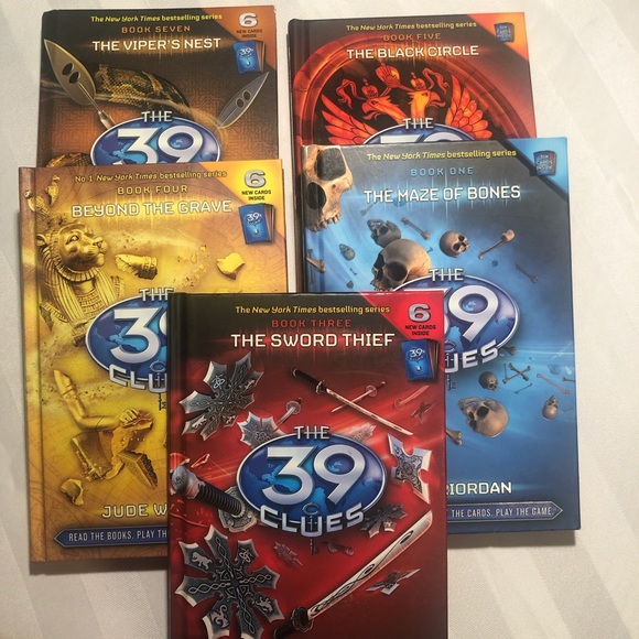 😎 *5*  “39 CLUES” books, hardcover - Picture 1 of 8